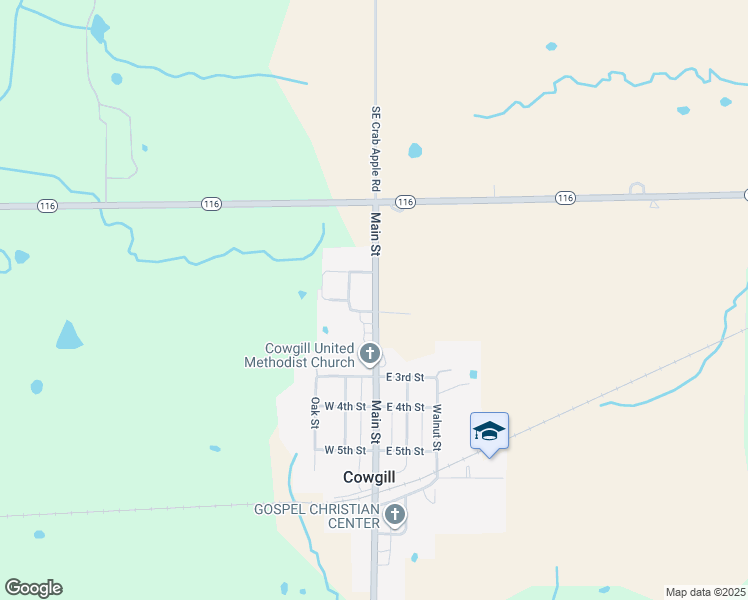 map of restaurants, bars, coffee shops, grocery stores, and more near in Caldwell County