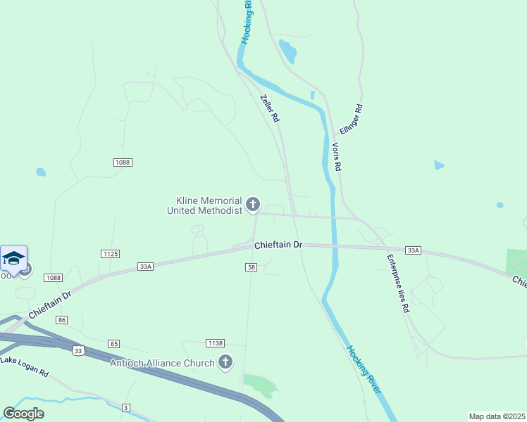 map of restaurants, bars, coffee shops, grocery stores, and more near 29022 Enterprise Iles Road in Logan