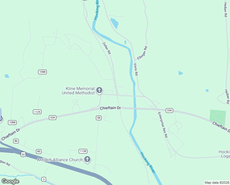 map of restaurants, bars, coffee shops, grocery stores, and more near 29096 Enterprise Iles Road in Logan