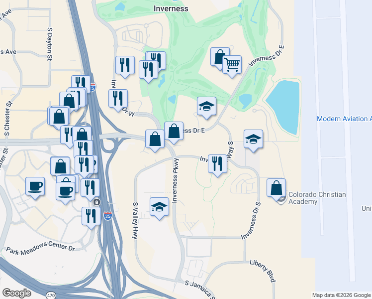 map of restaurants, bars, coffee shops, grocery stores, and more near in Meridian