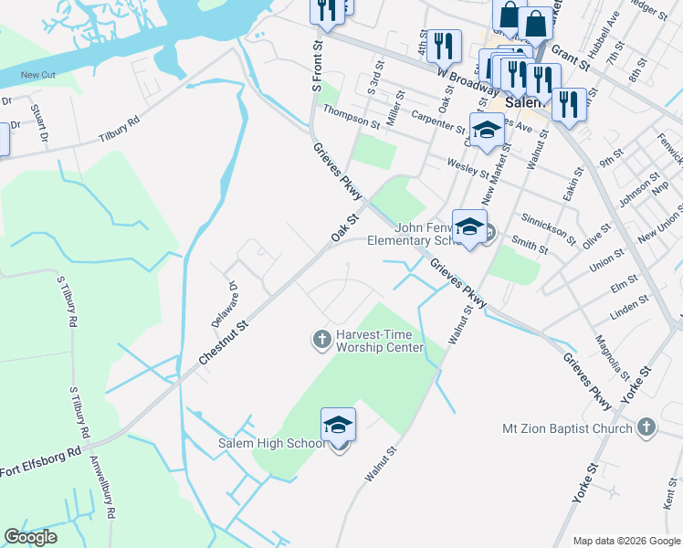 map of restaurants, bars, coffee shops, grocery stores, and more near 181 Victory Avenue in Salem