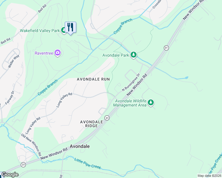 map of restaurants, bars, coffee shops, grocery stores, and more near 378 Doral Court in Westminster