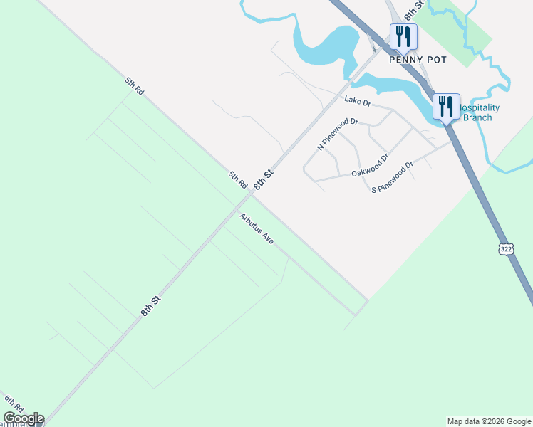 map of restaurants, bars, coffee shops, grocery stores, and more near 812 5th Street in Buena Vista Township