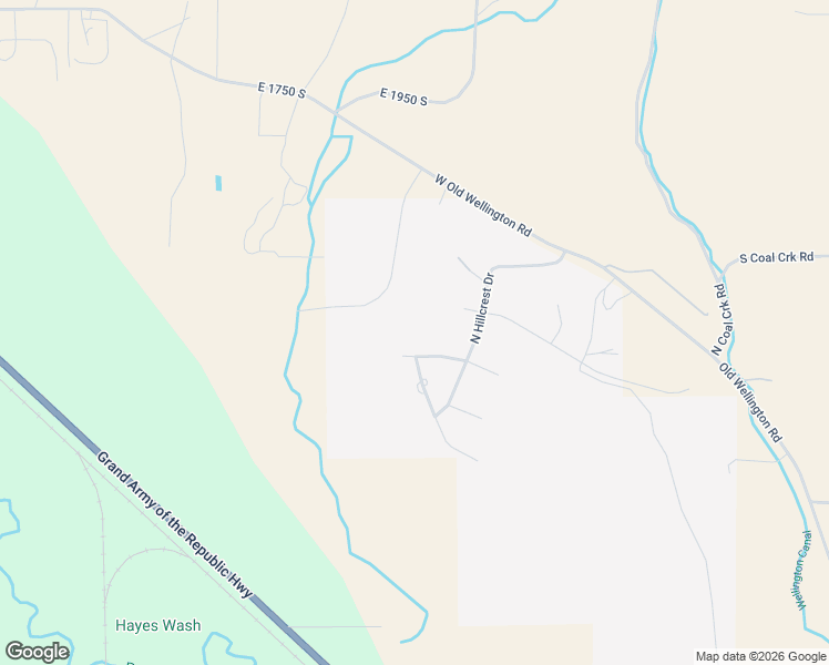 map of restaurants, bars, coffee shops, grocery stores, and more near 1416 West Valley View Drive in Wellington