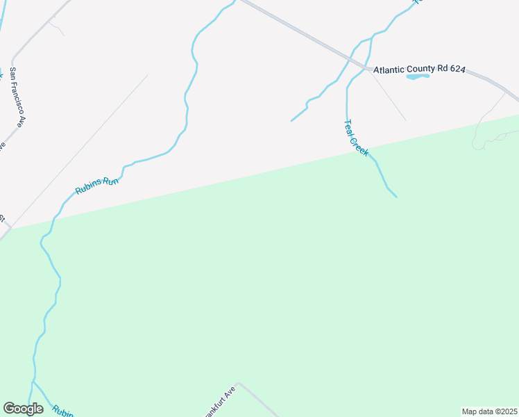 map of restaurants, bars, coffee shops, grocery stores, and more near 263 North Frankfurt Avenue in Egg Harbor City