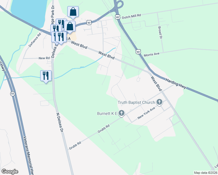 map of restaurants, bars, coffee shops, grocery stores, and more near 149 Nicholas Drive in Franklin