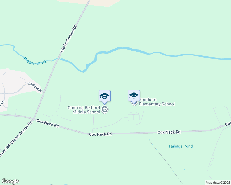 map of restaurants, bars, coffee shops, grocery stores, and more near 795 Cox Neck Road in New Castle