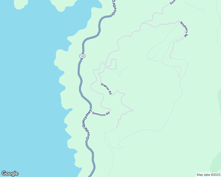 map of restaurants, bars, coffee shops, grocery stores, and more near 124 Bobcat Saddle in Oroville