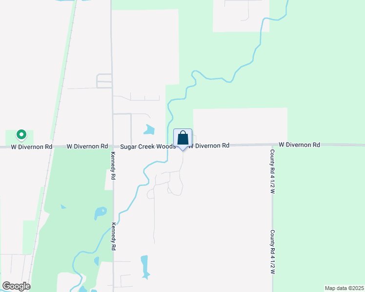 map of restaurants, bars, coffee shops, grocery stores, and more near 4921 West Divernon Road in Auburn