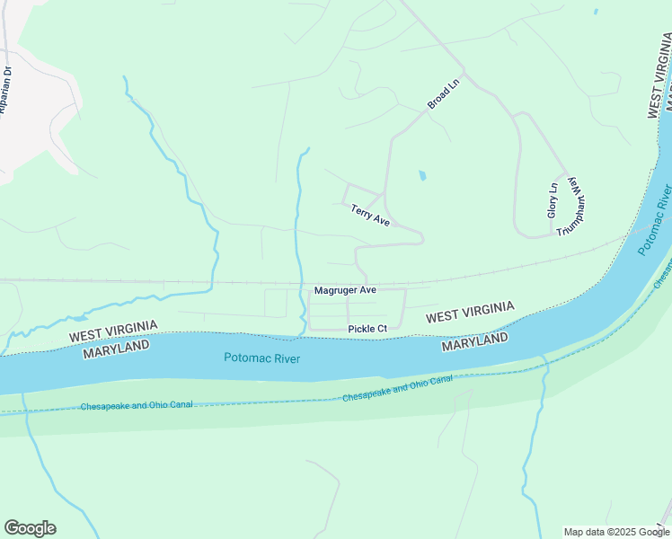 map of restaurants, bars, coffee shops, grocery stores, and more near 53 Lynmyer Lane in Falling Waters