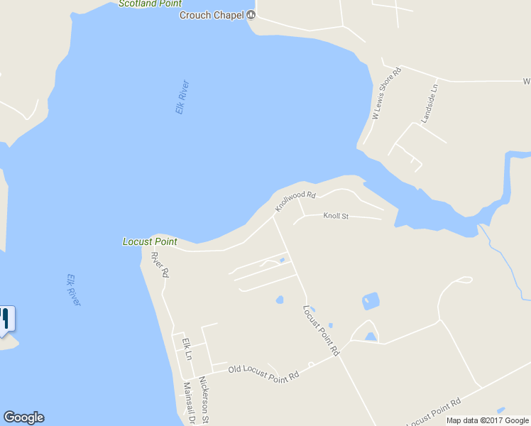 map of restaurants, bars, coffee shops, grocery stores, and more near 385 River Road in Elkton
