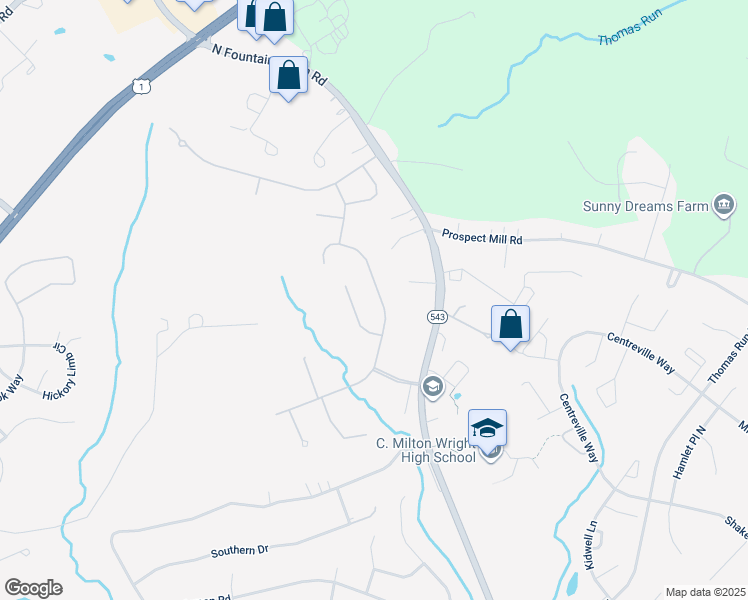 map of restaurants, bars, coffee shops, grocery stores, and more near 1408 Eagle Ridge Run in Bel Air