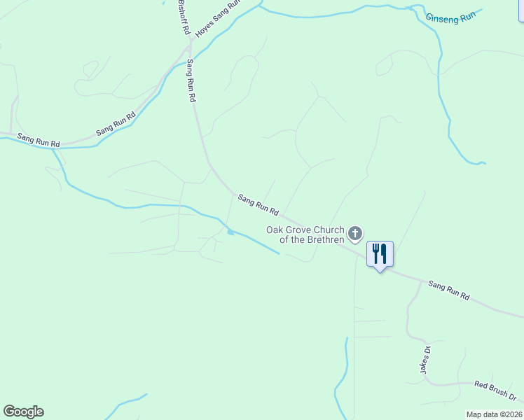 map of restaurants, bars, coffee shops, grocery stores, and more near 6230 Sang Run Road in McHenry