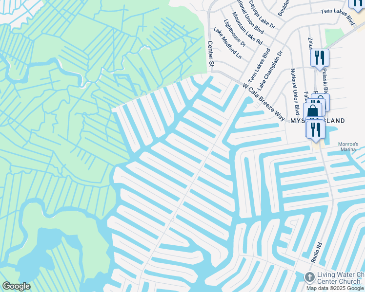 map of restaurants, bars, coffee shops, grocery stores, and more near 18 West Delaware Drive in Little Egg Harbor Township