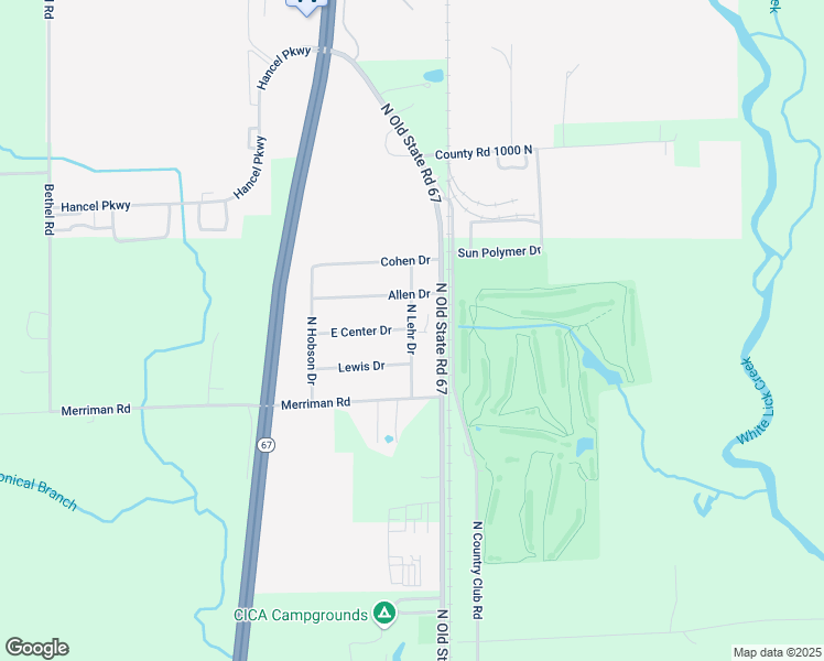 map of restaurants, bars, coffee shops, grocery stores, and more near 104 Lewis Drive in Mooresville