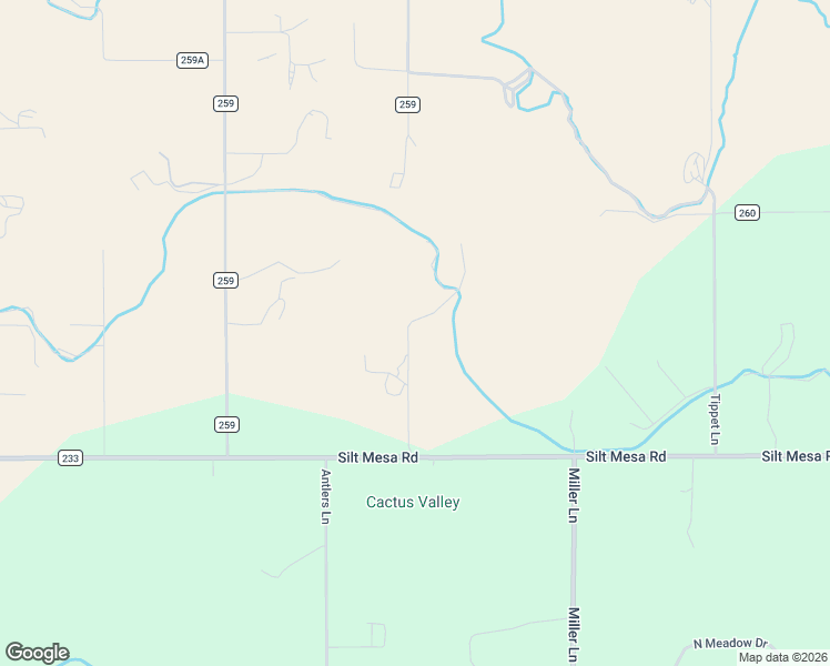 map of restaurants, bars, coffee shops, grocery stores, and more near 4849 County Road 233 in Rifle