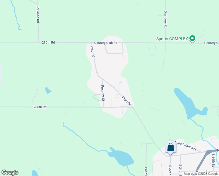 map of restaurants, bars, coffee shops, grocery stores, and more near 8517 Pratt Road in Atchison