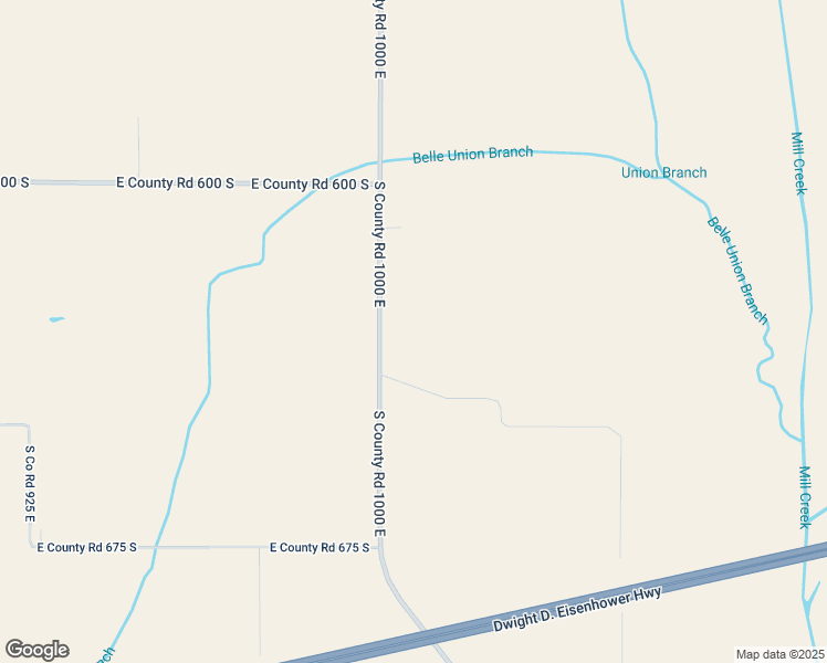 map of restaurants, bars, coffee shops, grocery stores, and more near 6253 South County Road 1000 East in Cloverdale