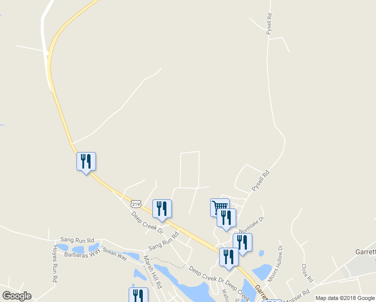 map of restaurants, bars, coffee shops, grocery stores, and more near 450 Springwood Acres in McHenry