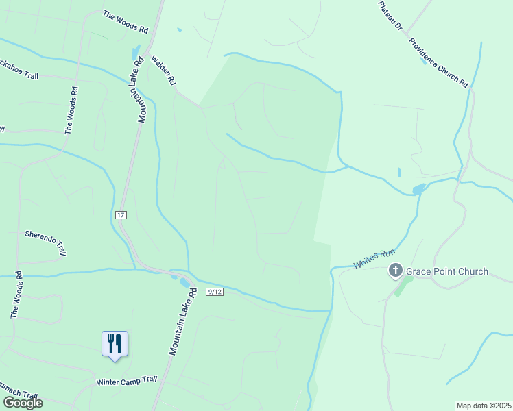 map of restaurants, bars, coffee shops, grocery stores, and more near 32 Rainbow Lane in Hedgesville