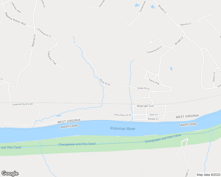 map of restaurants, bars, coffee shops, grocery stores, and more near 355 Shale Pit Drive in Falling Waters