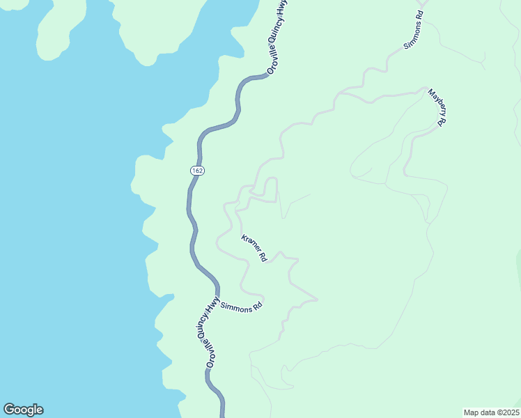 map of restaurants, bars, coffee shops, grocery stores, and more near 68 Bobcat Saddle in Oroville