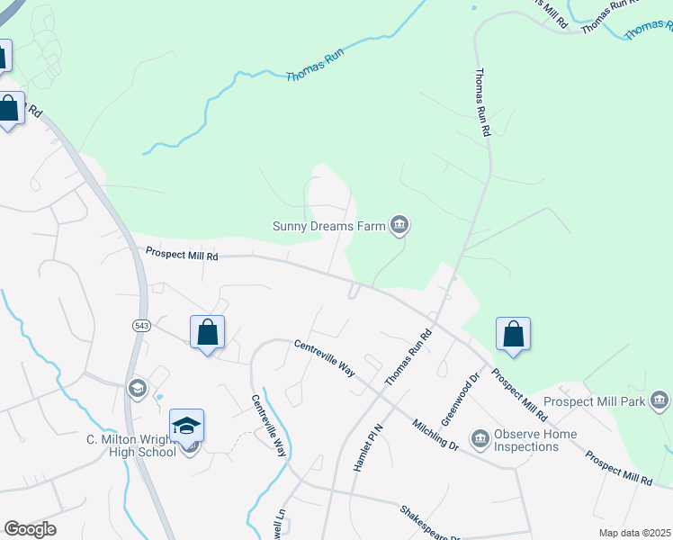 map of restaurants, bars, coffee shops, grocery stores, and more near 2101 Wentworth Drive in Bel Air