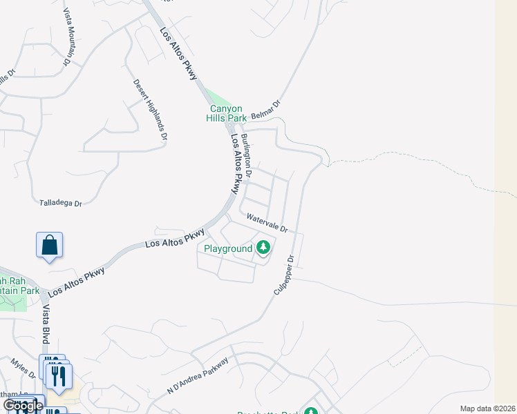 map of restaurants, bars, coffee shops, grocery stores, and more near 2755 Brass Spur Way in Sparks