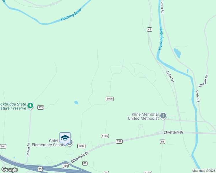 map of restaurants, bars, coffee shops, grocery stores, and more near 11201 Highland Park in Logan