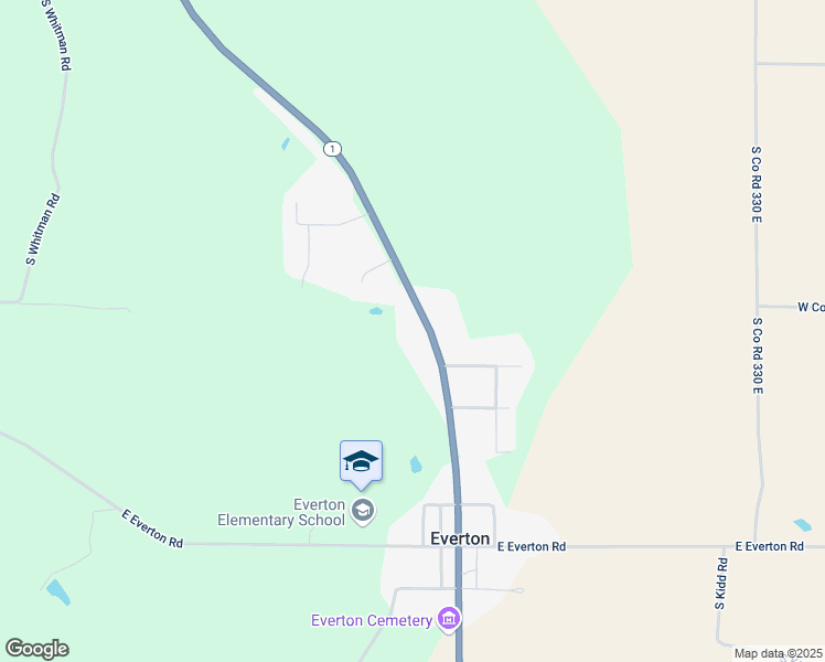 map of restaurants, bars, coffee shops, grocery stores, and more near 5045 South State Road 1 in Connersville