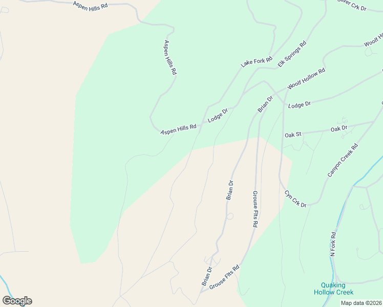 map of restaurants, bars, coffee shops, grocery stores, and more near Lake Fork Road in Fairview