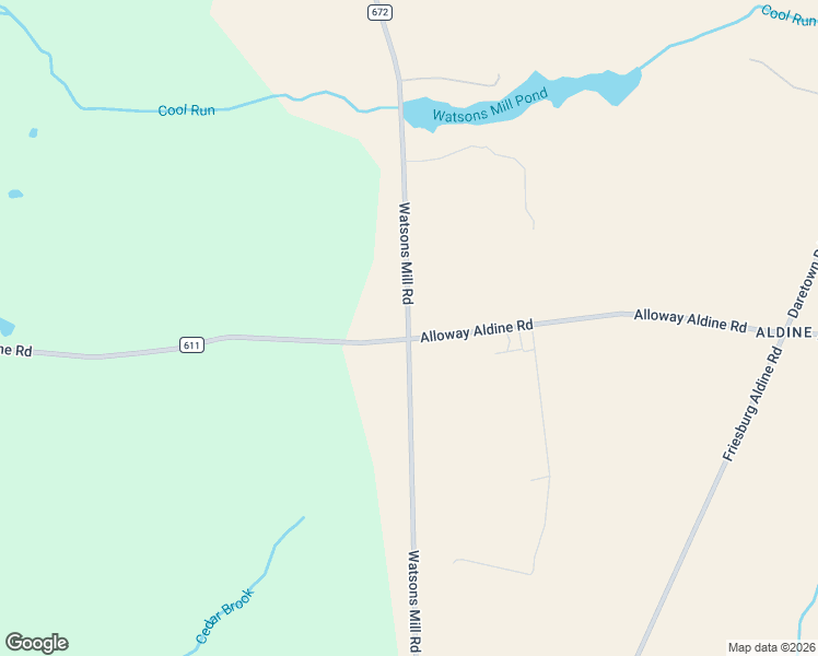 map of restaurants, bars, coffee shops, grocery stores, and more near County Highway 672 in Pittsgrove