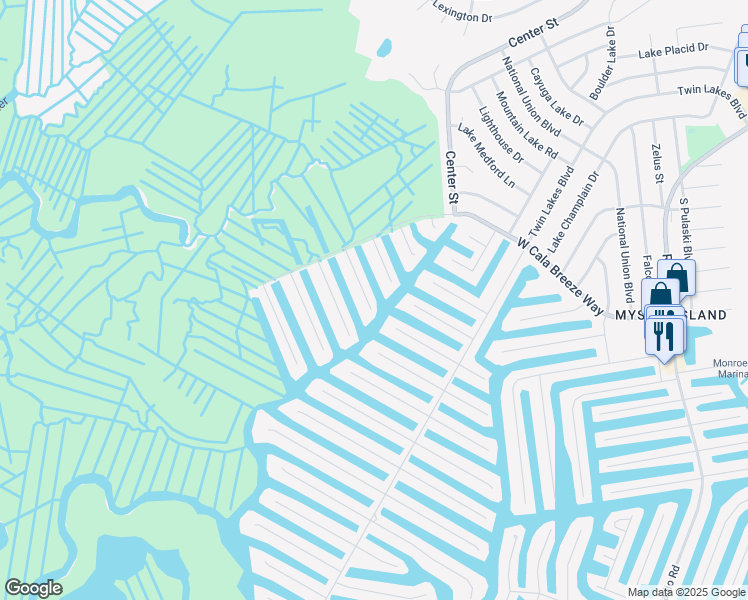 map of restaurants, bars, coffee shops, grocery stores, and more near 20 South Dayton Drive in Little Egg Harbor Township