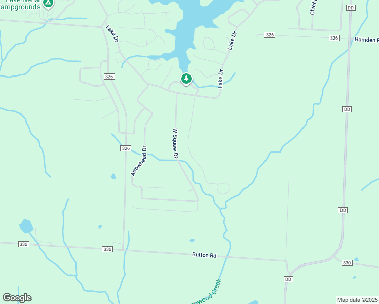 map of restaurants, bars, coffee shops, grocery stores, and more near East Squaw Valley Drive in Chariton County