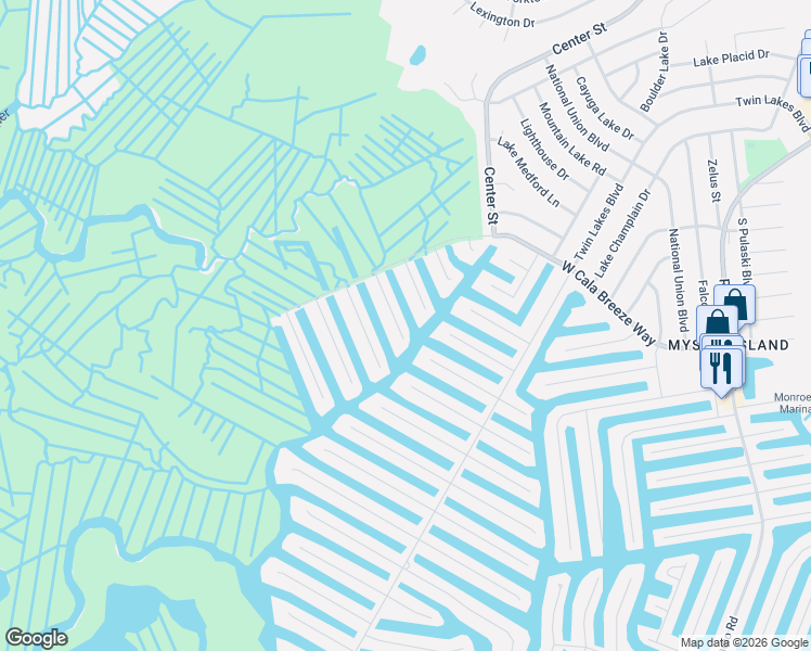 map of restaurants, bars, coffee shops, grocery stores, and more near 20 South Dayton Drive in Little Egg Harbor Township