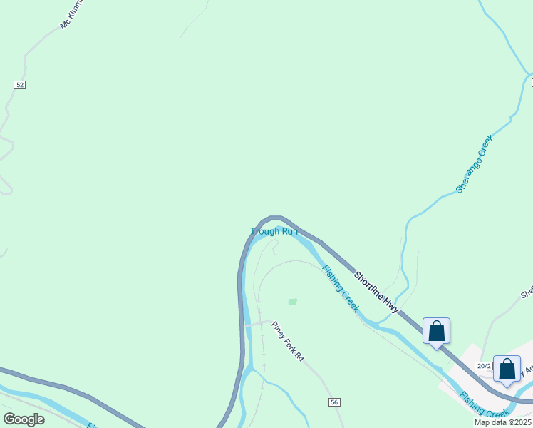 map of restaurants, bars, coffee shops, grocery stores, and more near 11993 Shortline Highway in Reader