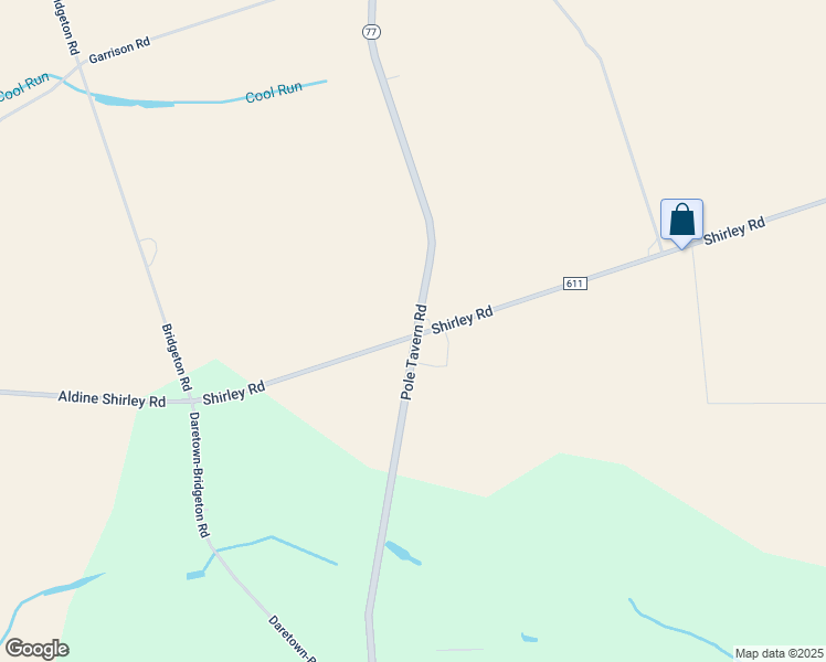 map of restaurants, bars, coffee shops, grocery stores, and more near 89a Pole Tavern Road in Elmer