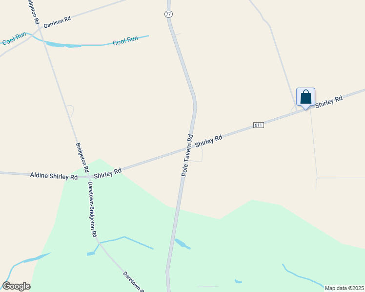 map of restaurants, bars, coffee shops, grocery stores, and more near 89a Pole Tavern Road in Elmer