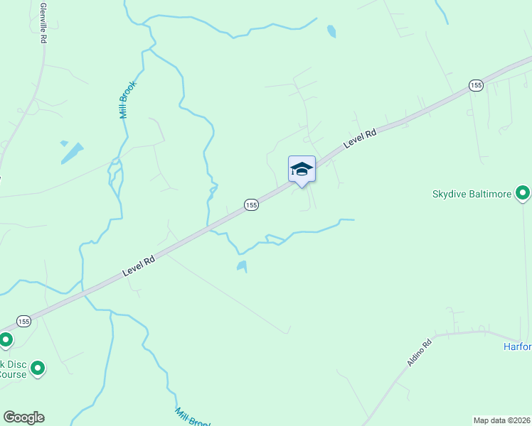 map of restaurants, bars, coffee shops, grocery stores, and more near 3225 Level Road in Churchville