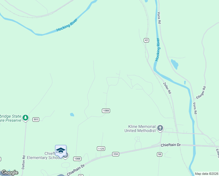 map of restaurants, bars, coffee shops, grocery stores, and more near 11201 Highland Park in Logan