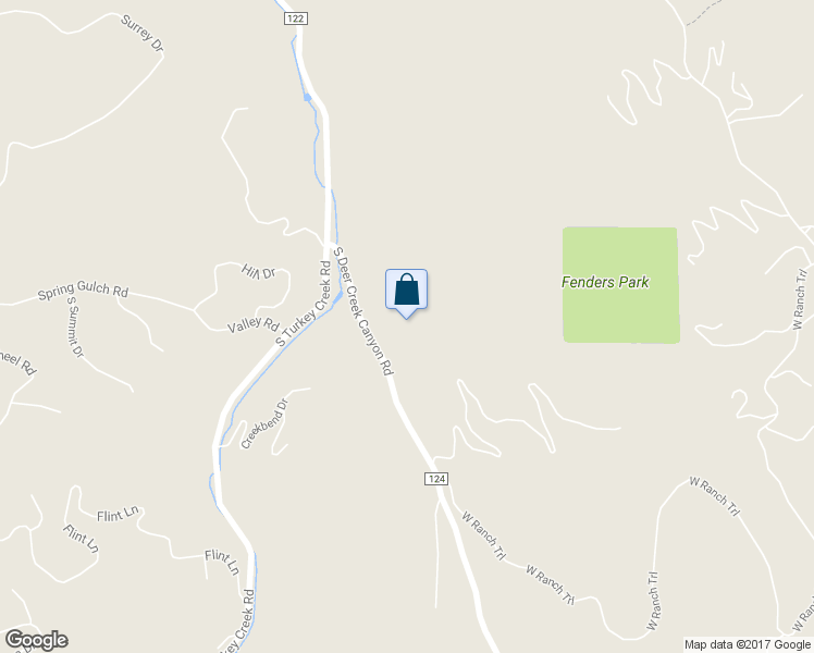 map of restaurants, bars, coffee shops, grocery stores, and more near 8076 South Deer Creek Canyon Road in Morrison