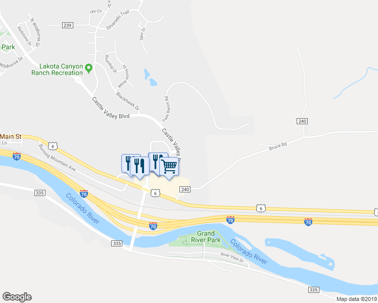 map of restaurants, bars, coffee shops, grocery stores, and more near 796 Castle Valley Boulevard in New Castle
