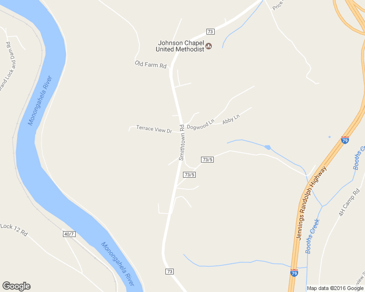 map of restaurants, bars, coffee shops, grocery stores, and more near 852 Smithtown Road in Morgantown