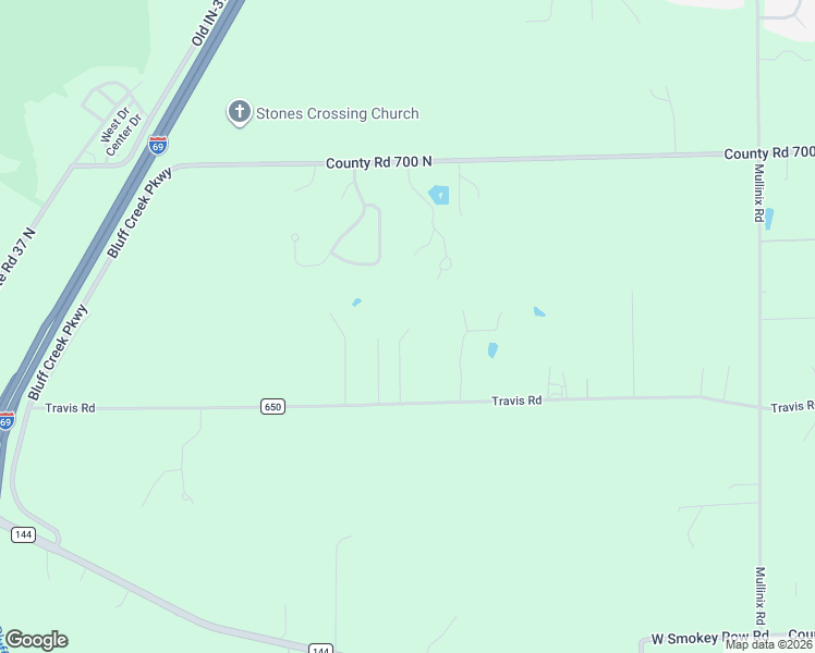 map of restaurants, bars, coffee shops, grocery stores, and more near 6770 Travis Road in Greenwood