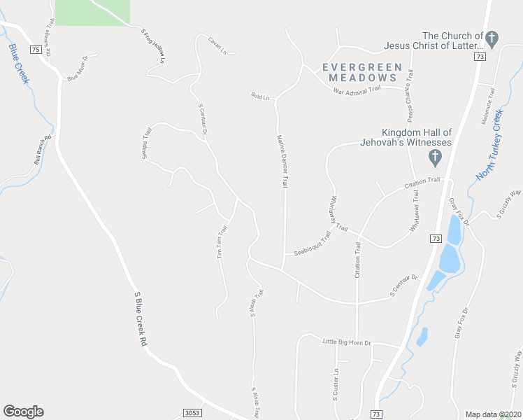 map of restaurants, bars, coffee shops, grocery stores, and more near 7986 South Centaur Drive in Evergreen