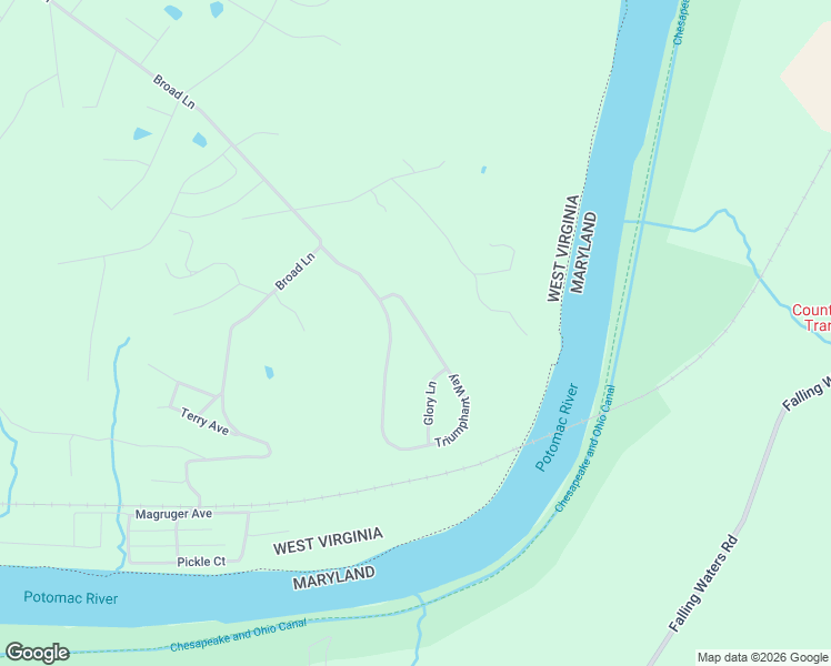map of restaurants, bars, coffee shops, grocery stores, and more near 837 Triumphant Way in Falling Waters
