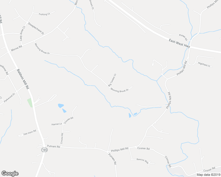 map of restaurants, bars, coffee shops, grocery stores, and more near 1808 Morning Brook Drive in Forest Hill