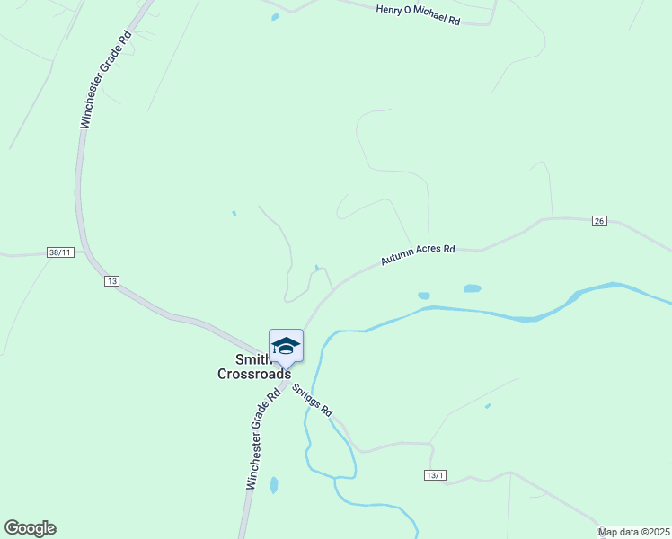 map of restaurants, bars, coffee shops, grocery stores, and more near 30 Edmisten Lane in Berkeley Springs