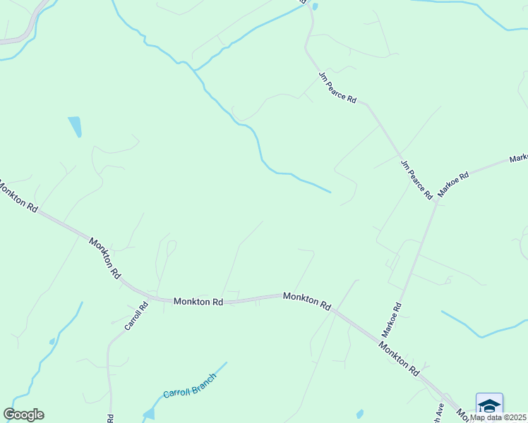 map of restaurants, bars, coffee shops, grocery stores, and more near 2612 Monkton Road in Monkton