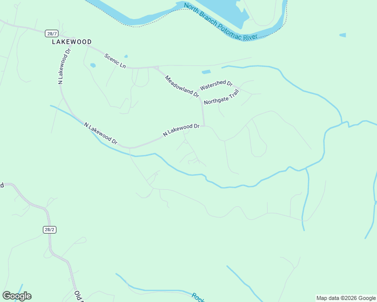 map of restaurants, bars, coffee shops, grocery stores, and more near 21 Catamaran Court in Ridgeley